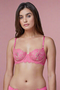 Load image into Gallery viewer, Entice Bra Front Flamingo