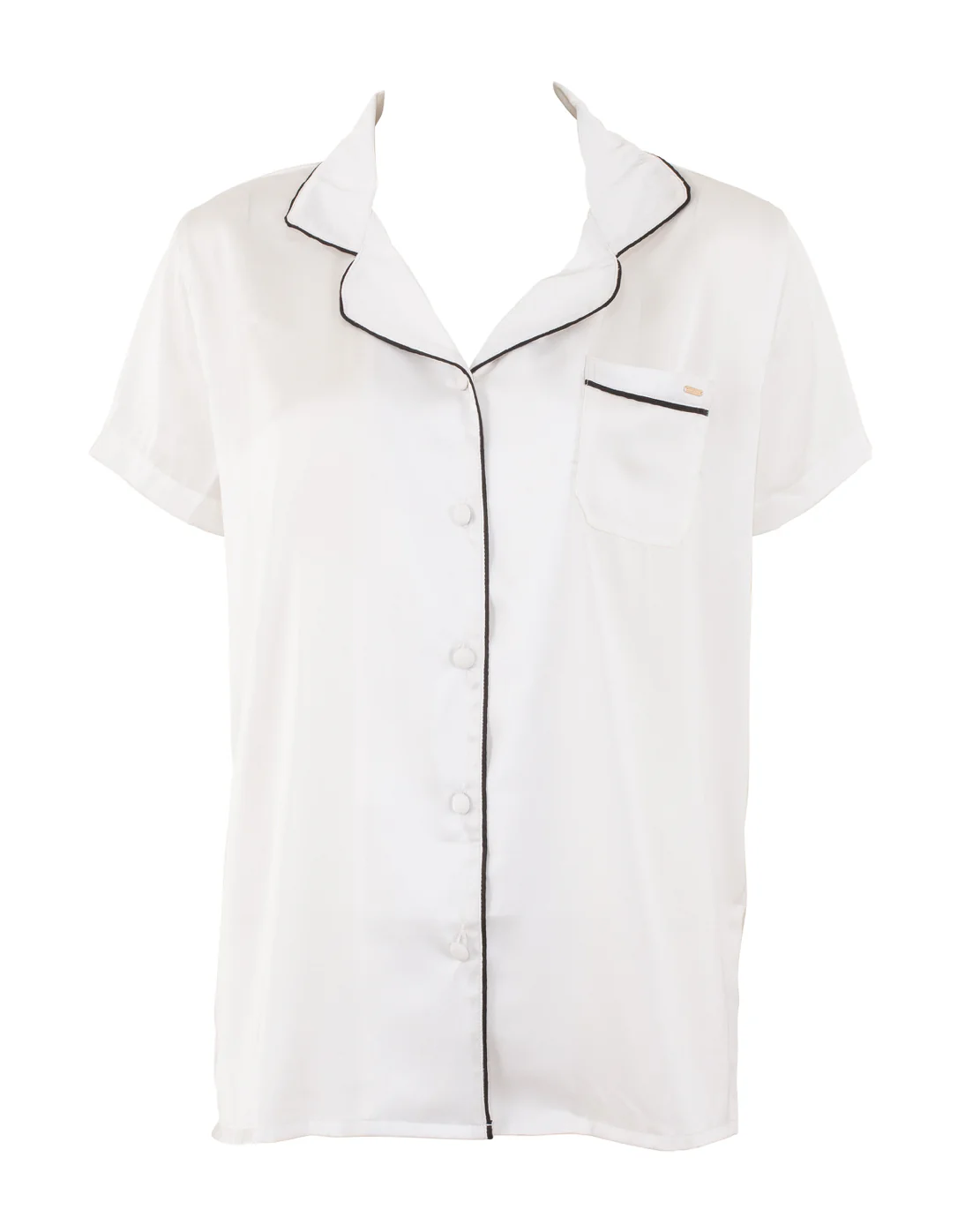 Product Photo of White Bridal Sleepwear shirt