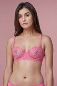 Load image into Gallery viewer, Entice Bra Front Flamingo
