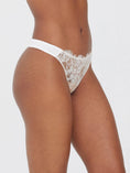 Load image into Gallery viewer, Entice_Thong_Nylon-White_Bridal Side Eyelash Lace
