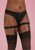 Load image into Gallery viewer, Garter Belt Suspenders Side
