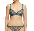 Load image into Gallery viewer, EMERALD GREEN LACE BRA
